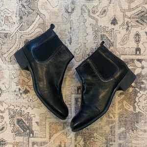 Nine West Leather Chelsea Boots Black Size 8